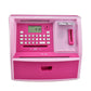 Talking Atm Savings Bank, Digital Piggy Bank, Atm Money Coins Machine For Kids Birthday Gift (Pink/Pink)
