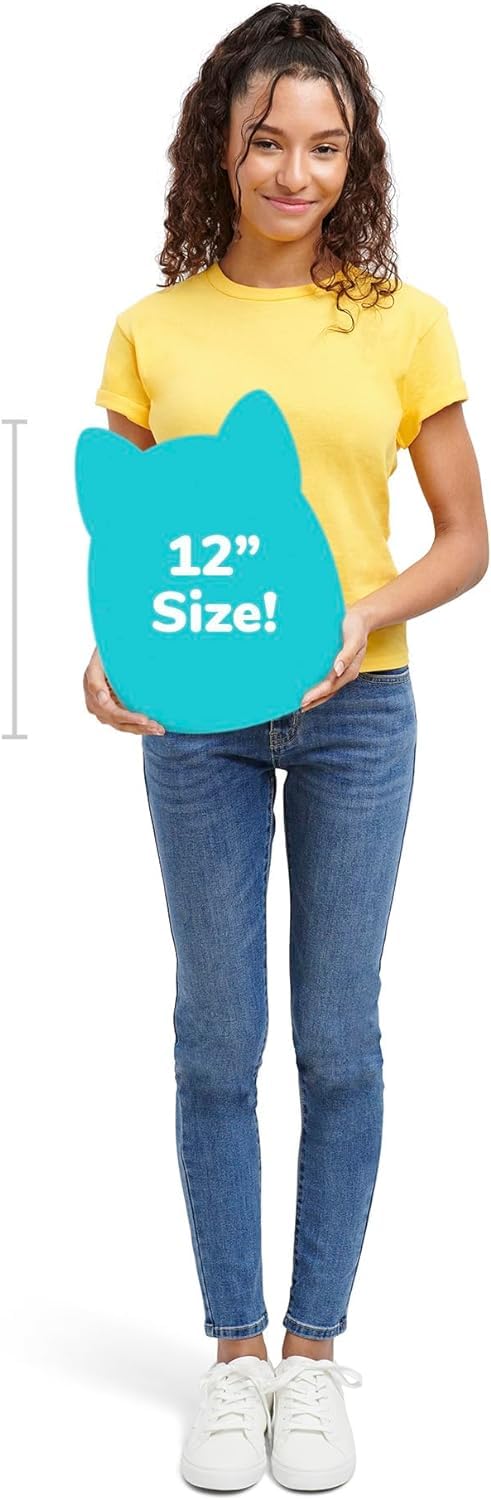 Squishmallows 12-Inch Camette The Cat - Official Jazwares Plush - Collectible Soft & Squishy Kitty Stuffed Animal Toy - Add To Your Squad - Gift For Kids, Girls & Boys