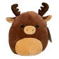 Squishmallow Official Kellytoy Plush 8 Inch Squishy Soft Plush Toy Animals (Maurice Moose)