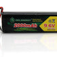 GEILIENERGY 9.6v 2000mAh Square Futaba NT8S600B Transmiter Battery Pack with Hitec Connector for RC Airplanes,Cars,Heli,Sailplan