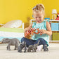Learning Resources Jumbo Jungle Animals Set - Elephants, Gorillas, Tigers, Multi-color, Large, Plastic, Model LER0839