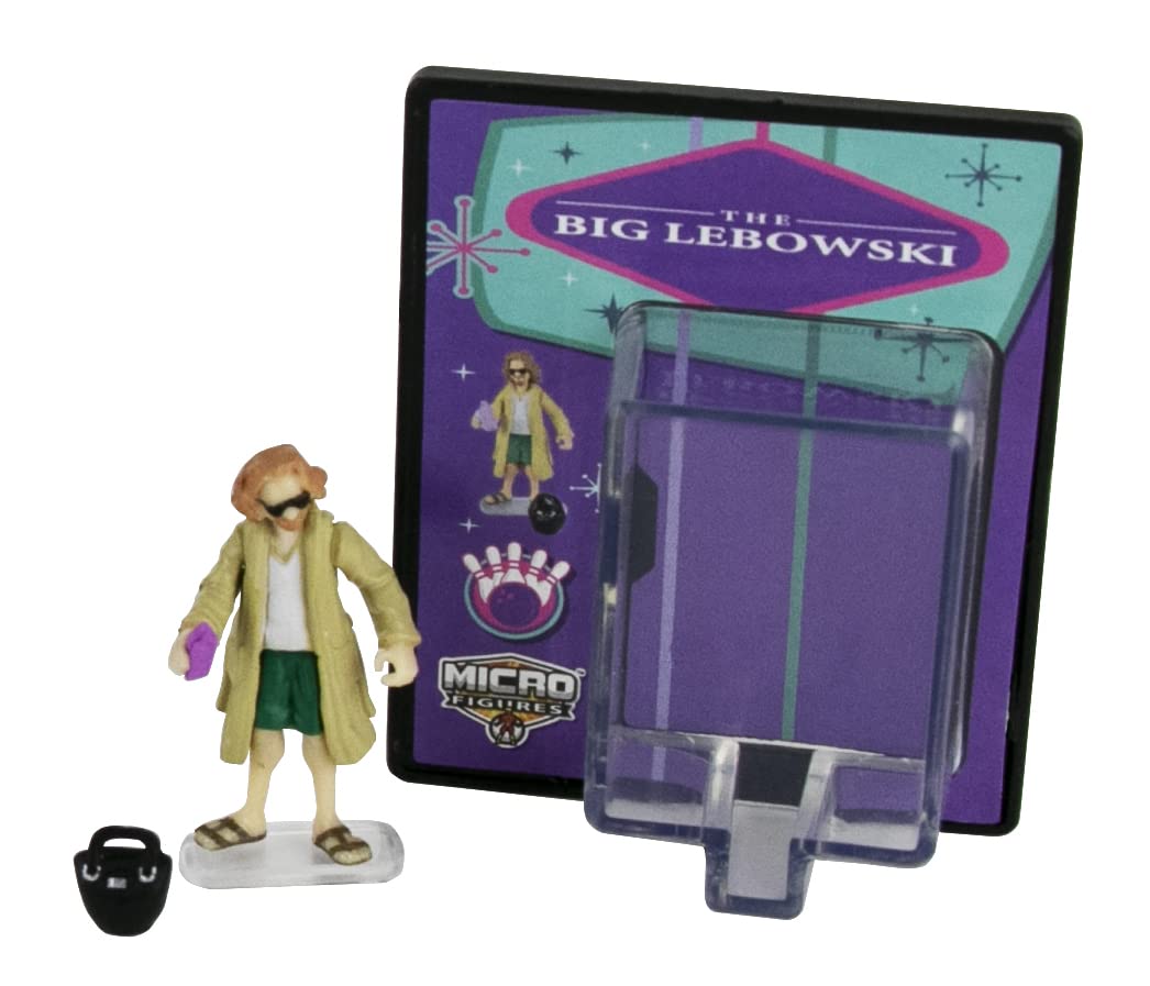 World's Smallest Micro Figures - The Big Lebowski, Miniature, Multi-Color, Model 5065, Plastic