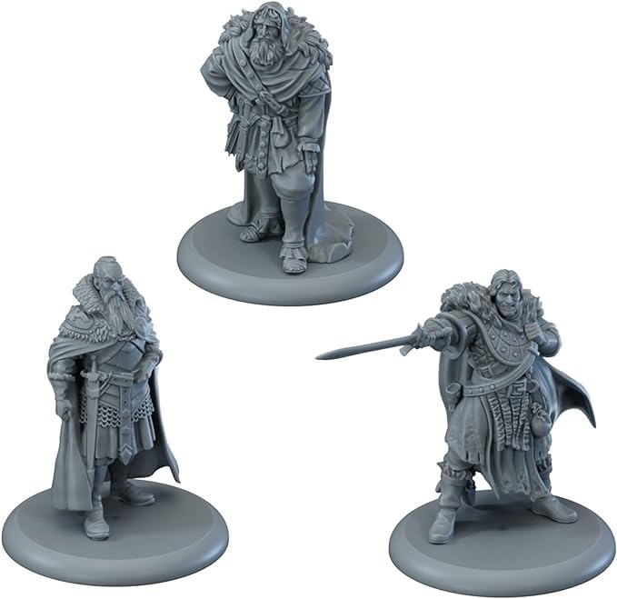 Cmon A Song Of Ice And Fire Tabletop Miniatures Game Night'S Watch Heroes Iii Box Set - Defenders Of The Realm! Strategy Game Fo