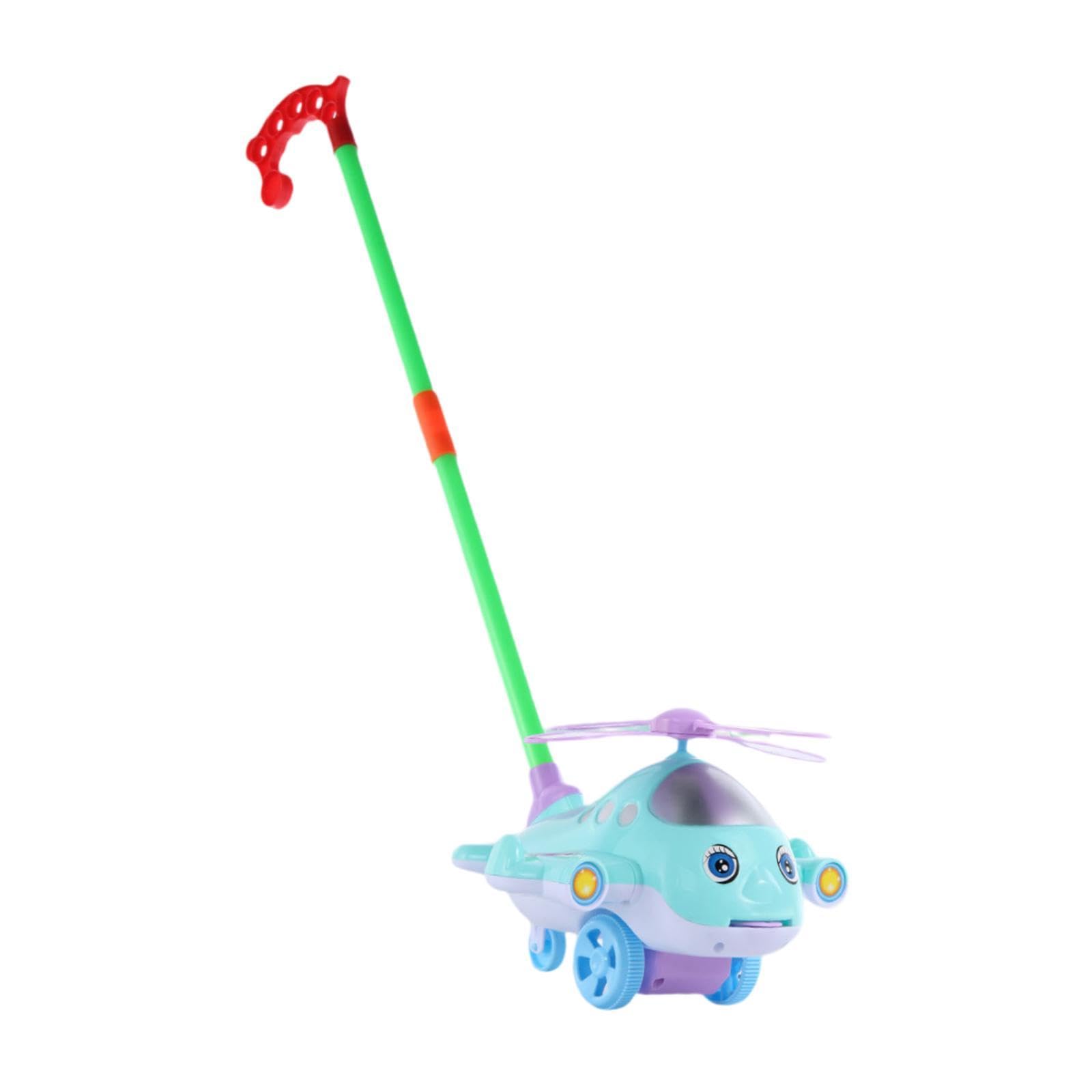 Fabloft Push Along Walking Toy Early Education Learning Walking Toy For Age 13 Kids Blue