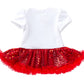 NPK COLLECTION Reborn Baby Doll Clothes Set - Red Cotton Tutu Dress, Headband & Shoes for 20-23 Inch Dolls