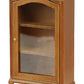 Dollhouse Furniture Display Shelf 1:12 Scale Miniature Bookshelf Cabinet Decoration Classic Wooden Storage For Mini Artificial House Accessories (Brown)