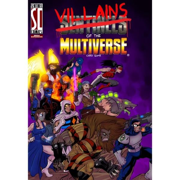 Greater Than Games: Sentinels Of The Multiverse: Villains Of The Multiverse, Strategy Board Game, 2 To 5 Players, 30 To 60 Minute Play Time, For Ages 13 And Up