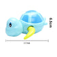 3pcs Bath Swimming Turtle Toy for Baby Toddler  Wind Up Chain Bathing Water Toy  Swimming Bathtub Pool Cute Swimming Turtle Toys for Boys Girls.