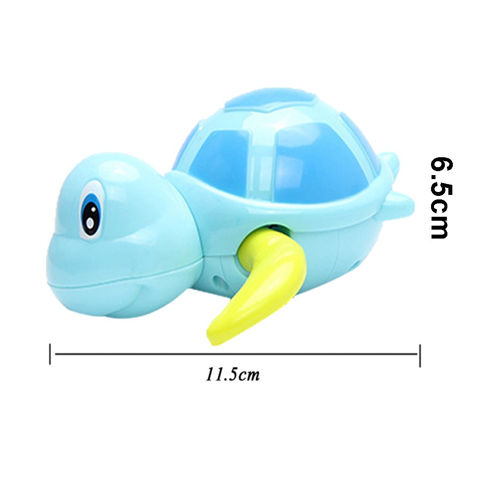 3pcs Bath Swimming Turtle Toy for Baby Toddler  Wind Up Chain Bathing Water Toy  Swimming Bathtub Pool Cute Swimming Turtle Toys for Boys Girls.