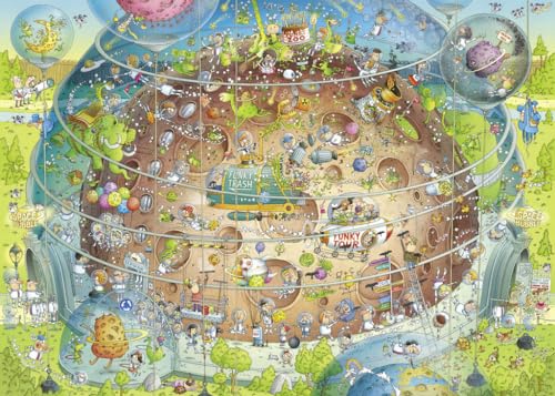 Heye Puzzles - 1000 Pc - Cosmic Habitat, Degano Zoo