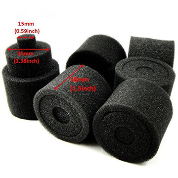 6pcs New 1/8 RC Nitro Engine Buggy Air Dust Filter External Sponges Accessories Black