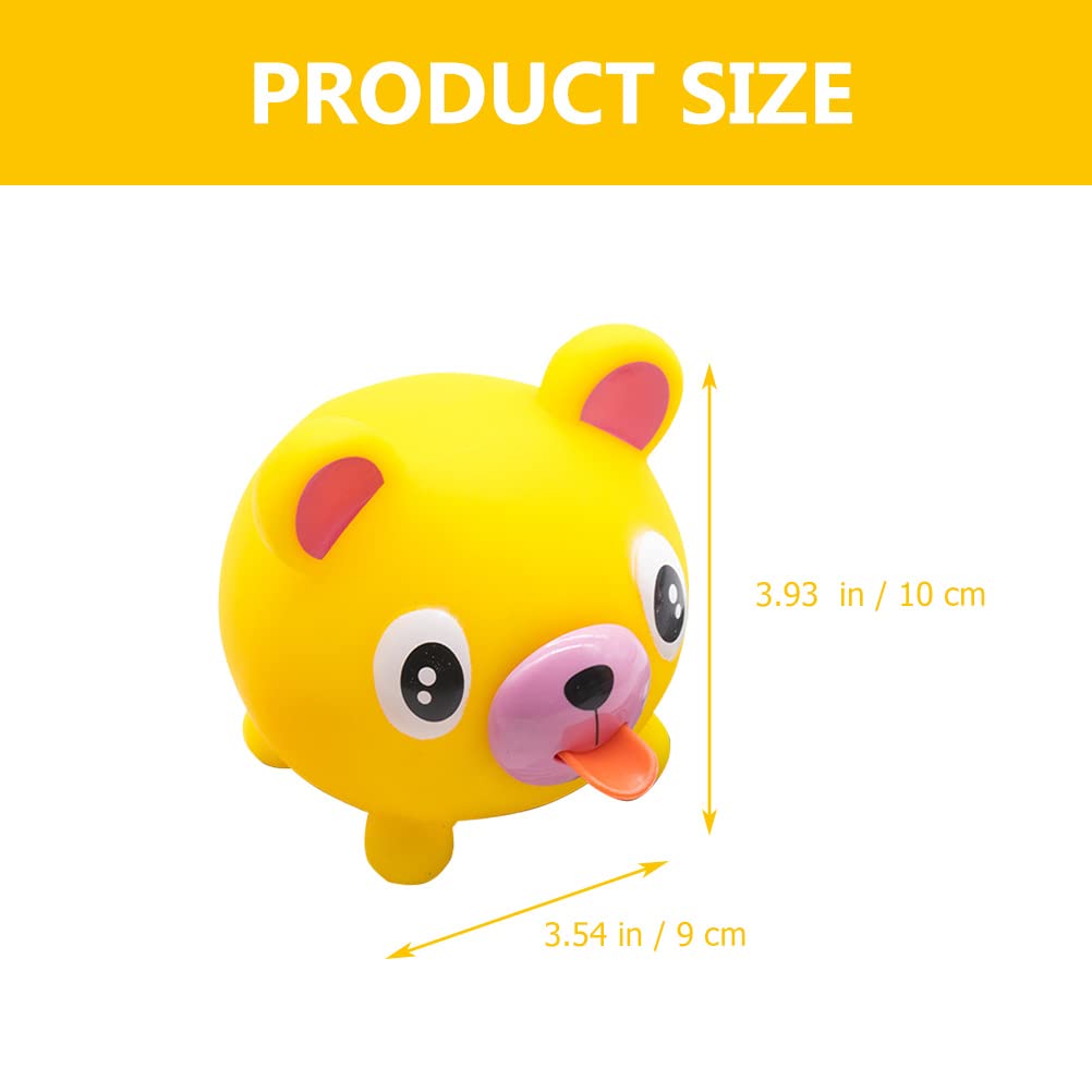 Toyandona Rubber Adults Pressure Talking Prizes Children Latex Cartoon Doll Sound Dog Vent Funny Teens And Toystongue Squeak Relief Squeezing With Favor