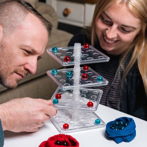 Jokari Take The Tower 3D Strategy Board Game For 2 To 4 Kids Or Adults Of Any Age. Easily Attach Rotating Playing Surfaces, Like