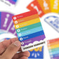 Professor Puzzle Rainbow Go Games. Fast Paced Trivia Game For The Whole Family. One Right Answer, Whole Spectrum Of Clues.