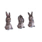 Nemesis Now Three Wise See No Evil Hear No Evil Speak No Evil Figurines, Adorable Hand-Painted Resin Collectibles And Gift - Donkeys