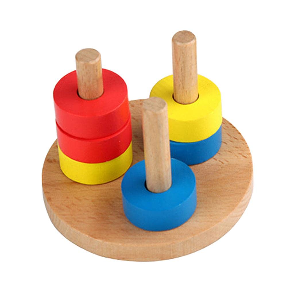 Enakshi Montessori Wooden Stacking Toy Towers For Babies And Toddlers Educational|Toys & Hobbies | Preschool Toys & Pretend Play