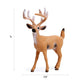 Restcloud Deer Figurines Cake Toppers, Deer Toys Figure, Small Woodland Animals Set Of 9