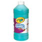 Crayola Washable Tempera Paint For Kids, Turquoise Paint, Classroom Supplies, Non Toxic, 32 Oz Squeeze Bottle