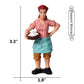 Keyum 5 Pcs Little Farmer Figurines, Hand Painted Realistic People Toys Playset For Kids & Toddlers