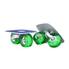 Ubersweet Roller Road Drift Skates Plate Outdoor Split Skateboard White Green Wheels (54054590JEL)