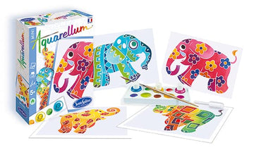 SentoSphere SEN6001 Aquarellum Elephants Magic Canvas