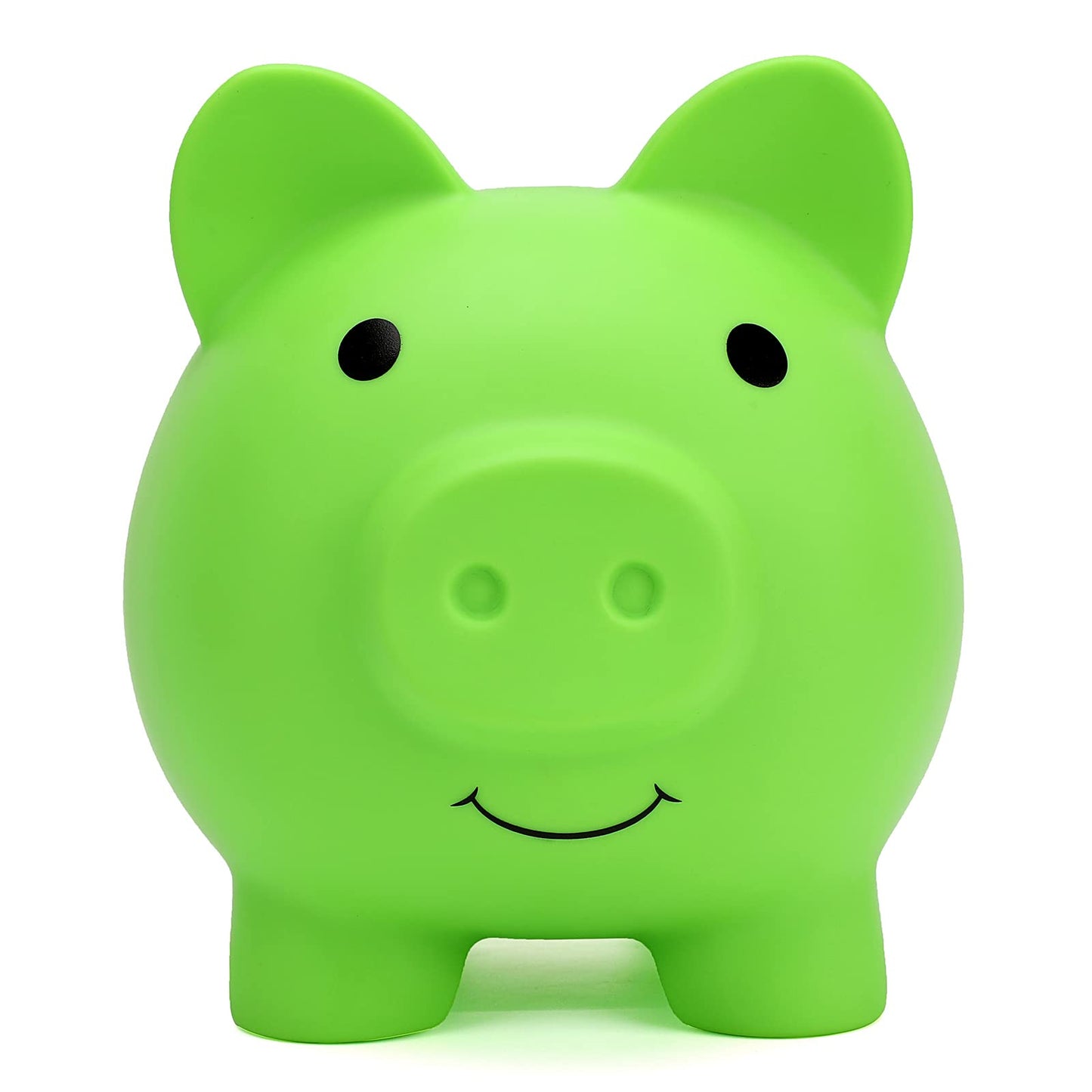 Cute Piggy Bank, Coin Bank For Boys And Girls, Children'S Plastic Shatterproof Money Bank,Children'S Toy Gift Savings Jar (Green