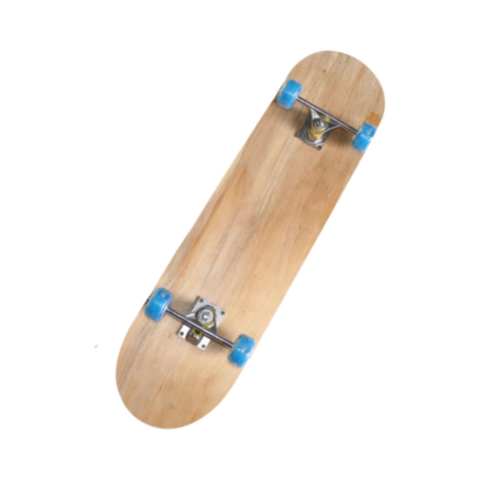 THE STYLE SUTRA Kids Blank Skateboard Deck Wooden DIY Skateboard for Children Boys Beginners 80cmx20cm