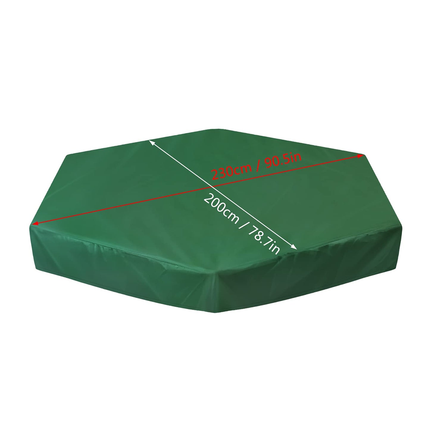 Mikimiqi Sandbox Cover, Hexagon Sandbox Sandpit Cover With Drawstring Waterproof Sandbox Pool Cover Oxford Protective Cover For