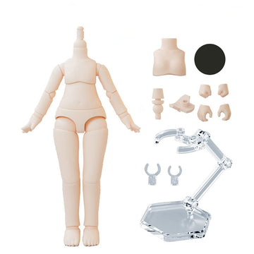 Xidondon 1/12 Scale Bjd Doll Body 9.6Cm/11Cm Ymy2 Body Action Figures Replacement Body Doll Accessories (Sakura Pink,11Cm)