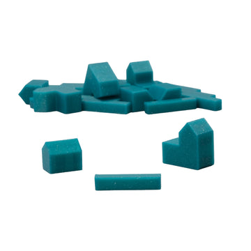 Replacement Pieces for Catan Board Game | Settlers Pieces | 82 Colors | Base Set | (62_Galaxy_Teal)