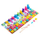 Monty Maestro Early Education 6 in 1 Busy Board for Toddler Learn Alphabet, Number, Counting, Basic Maths and Signs, Along with 