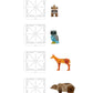 Magna-Tiles Forest Animals 25-Piece Magnetic Construction Set, The Original Magnetic Building Brand