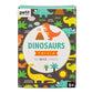 Petit Collage Dinosaurs Trivia Quiz Cards – Fun Card Game For Kids, Kids Trivia Game For Ages 5+ – Includes 50 Dinosaur-Themed Quiz Cards – Perfect For Family Fun