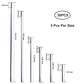AONTOKY 30Pcs M3 Pushrod Connector 304 Stainless Steel Rod Linkage for RC Model Airplane Helicopter Boat Car DIY Parts