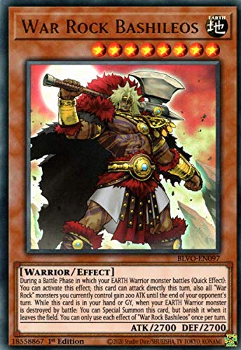 War Rock Bashileos - Blvo-En097 - Ultra Rare - 1St Edition