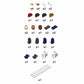 Generic Elder Missionary Figurines - 32 Pieces - Plastic - Ages 8+ - Multiple Color Options