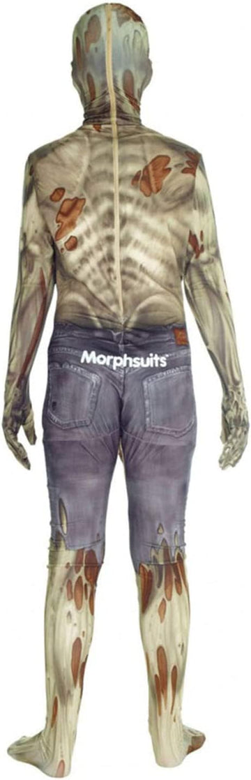 Morphsuits Kids Zombie Monster Costume - Large 4'-4'6 / 10-12 Years