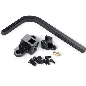 Que-T Metal Aluminum Adjustable Tow Trailer Hitch for 1/10 RC Crawler Axial SCX10 Upgrades Parts