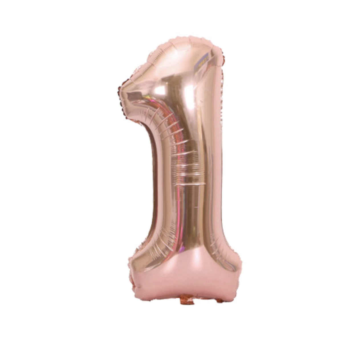 Party Decorz 1 Number Rose Gold Foil Balloon/One Number Rose Gold Big Size Foil Balloon (32 Inch,1pcs) For Birthday,Anniversary,