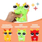 Cucue Simple Fidget Pop Toys - Portable, Calming Sensory Hand Toys For Fun & Stress Relief - Soft & Flexible Silicone Materials Keychain - Durable Poppers For Kids & Adults (Eye Popping Dragon-3 Pack)