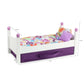 Emily Rose 18 Inch Doll Bed Furniture Gift Set | Single Stackable 18' Doll Bed | Includes Fabric Doll Clothes Storage Bin | Fits 14-20' Dolls