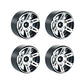 LAFEINA 1:10 Scale RC Crawlers Metal Alloy 1.9 Inch Beadlock Wheel Rim with 6 Spokes for 1/10 RC Rock Crawler Axial SCX10 CC01 D
