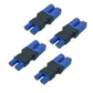 FLY RC 4PCS EC3 Female Connector to EC5 Plug Male Adapter Wireless RC Lipo Battery Connectors