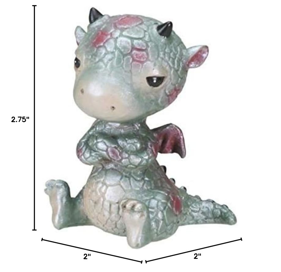 Sulky Baby Dragon Figurine Display