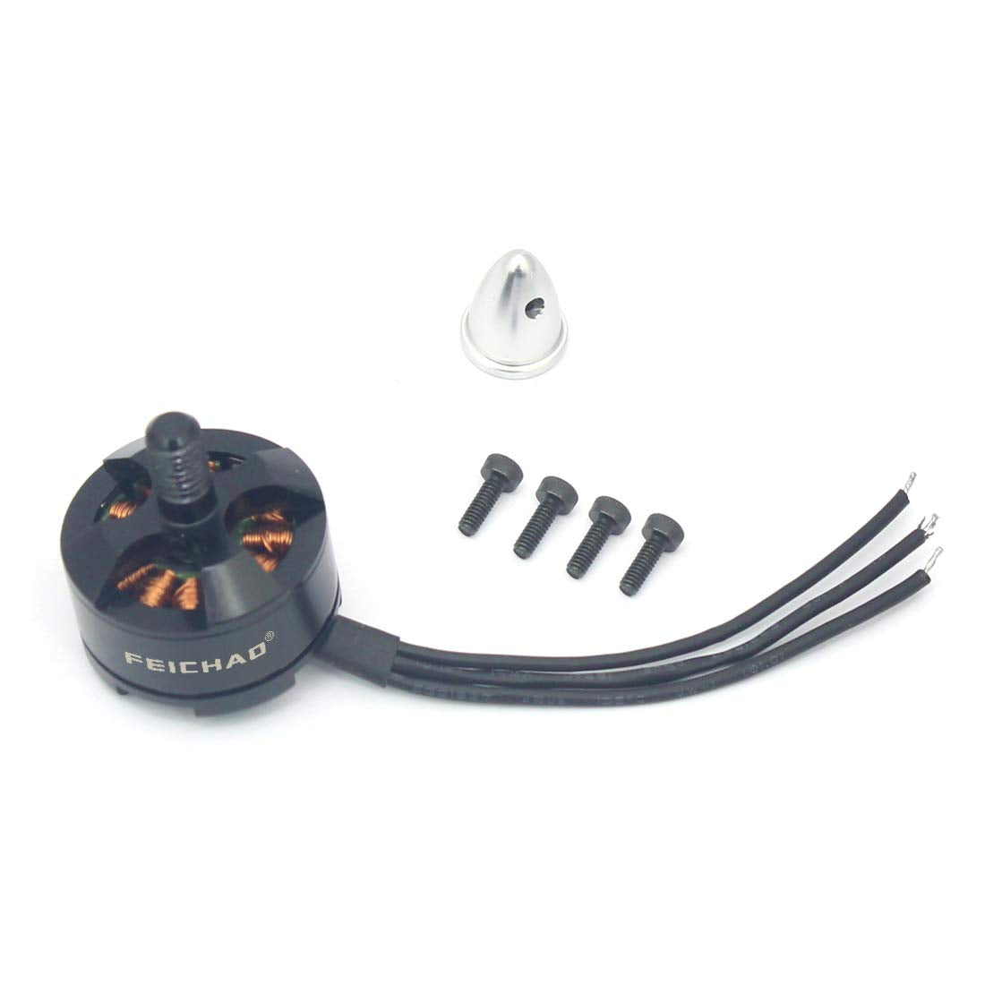 FEICHAO 4Pcs / 1Piece 2204 2300KV Brushless Motor CCW CW for DIY Mini Multirotor Quadcopter 210 250 270 Robotcat Racing Drone (1