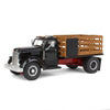Spec Cast 1/50 Black International KB 8 Truck with Stake Bed 39512