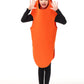 AOBUTE Kids Carrot Costume - Realistic 3D Print Outfit, Medium, Polyester, Halloween Cosplay for Boys Ages 8-10