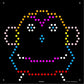 Illumipeg Zoo Refill Templates For Lite Brite Cube, Flat-Screen, And Four Share (10 Sheets, 7X7)