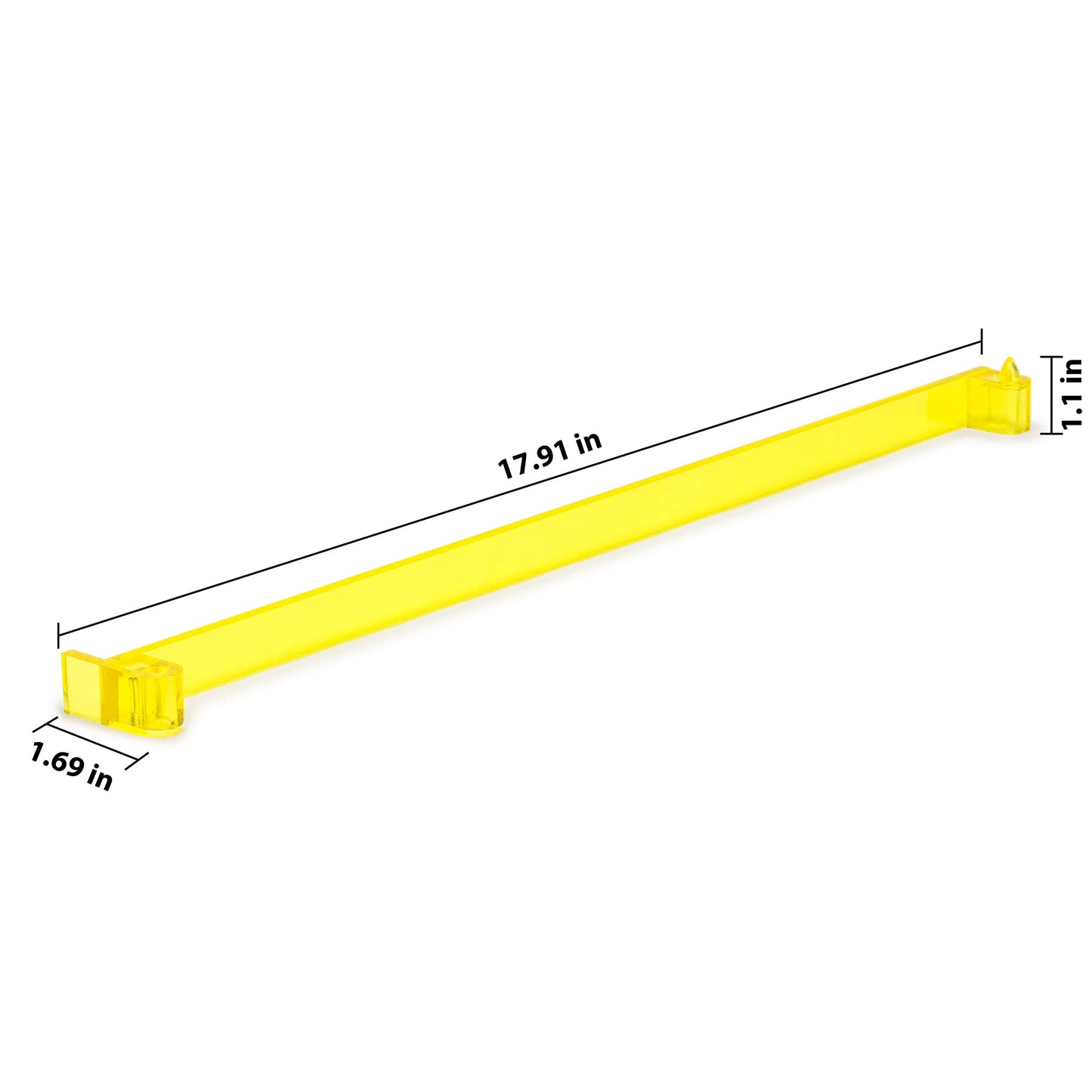 Yellow Mountain Imports American Mahjong Tile Pushers - Set of 4, 18-Inch Multi-Color Acrylic Mahjong Pushers