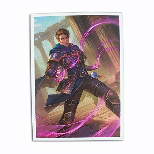 Fantasy North - Artemis Prior - Arcane Mage - 100 Smooth Matte Tcg Trading Card Sleeves - Fits Magic Mtg Commander Pokemon And O